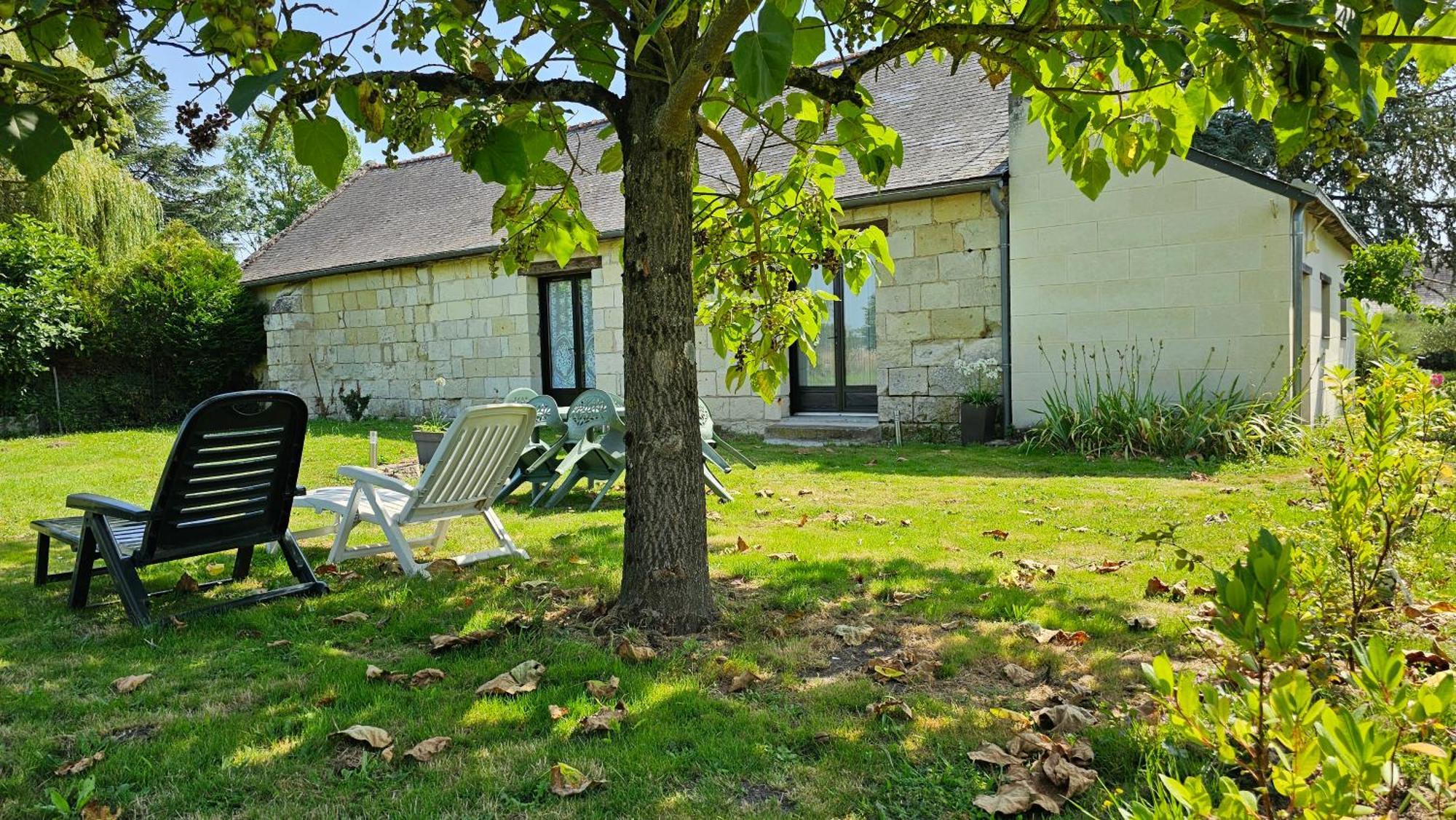 Ferienwohnung Domaine Des Moizons, Le Figuier Villebernier Exterior foto